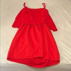 Red women’s dress